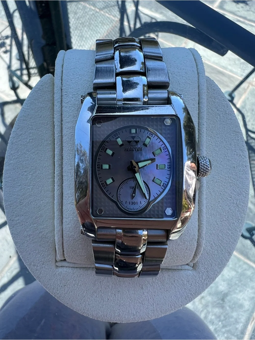 Reactor Mother of Pearl Dial Watch - WORKING CONDITION - battery replaced